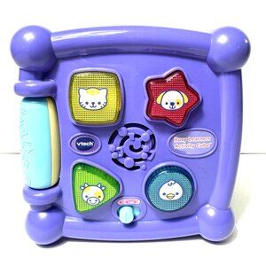 VTech Busy Learners Activity Cube Purple Developmental Baby Toy Purple Blue Pink